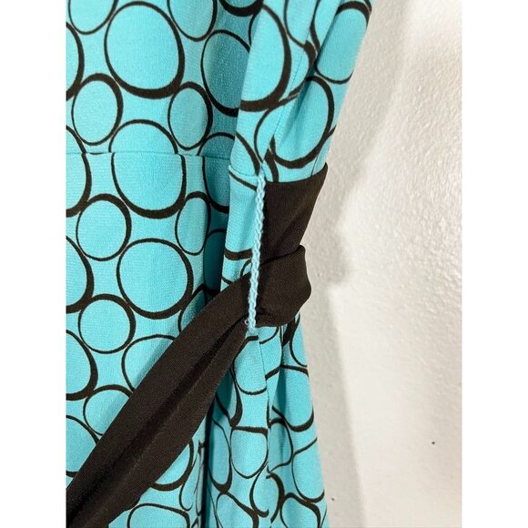 Retro Babydoll Top PL Blue Peplum Y2K Classic Chic Preppy Artsy Funky Disco 80s - Picture 9 of 13